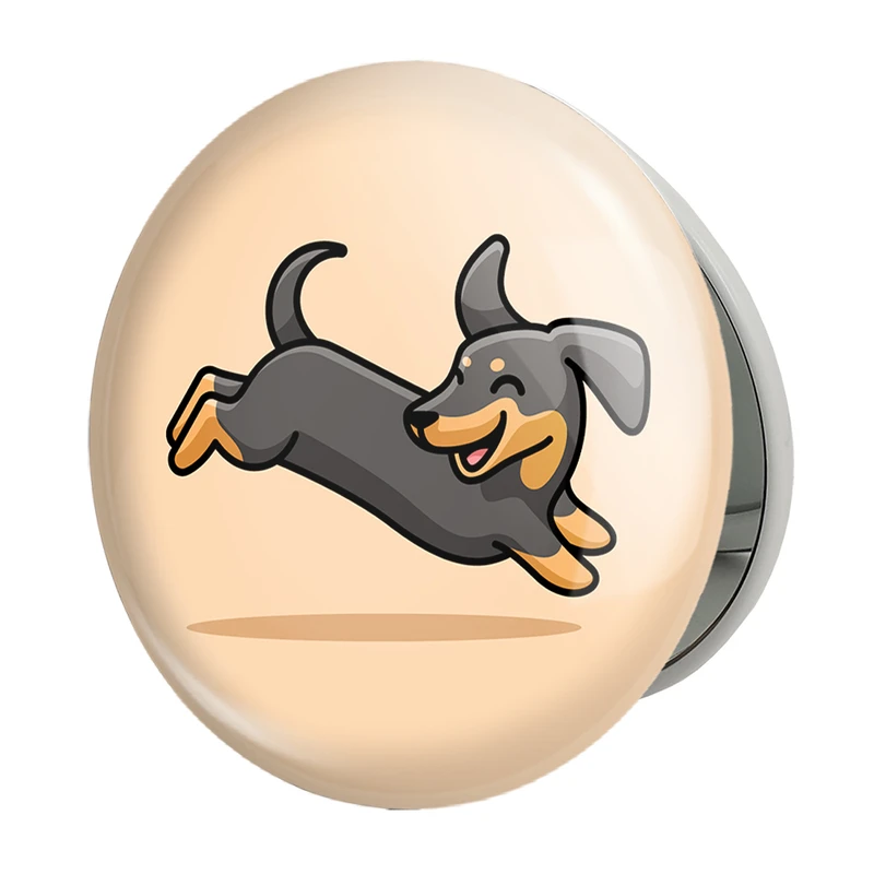 آینه جیبی خندالو طرح سگ مدل تاشو کد 28279 