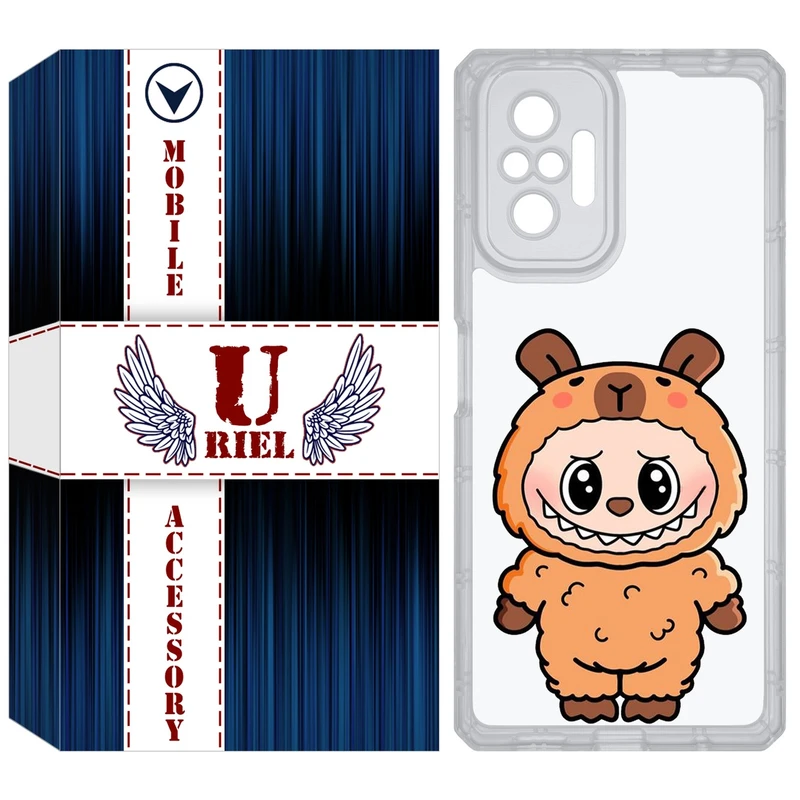 کاور یوریل مدل Clear کد 110 طرح لبوبو مناسب برای گوشی موبایل شیائومی Redmi Note 10 Pro / Note 10 Pro Max