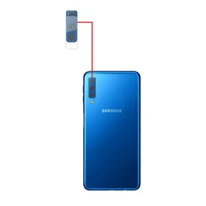محافظ لنز دوربین مدل PG مناسب برای گوشی موبایل سامسونگ Galaxy A7 2018