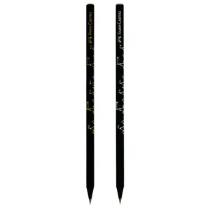 مداد مشکی فابر کاستل مدل SATO BL-W کد 5244 بسته 2 عددی
