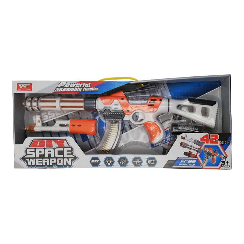 تفنگ بازی مدل DIY SPACE WEAPON 8180