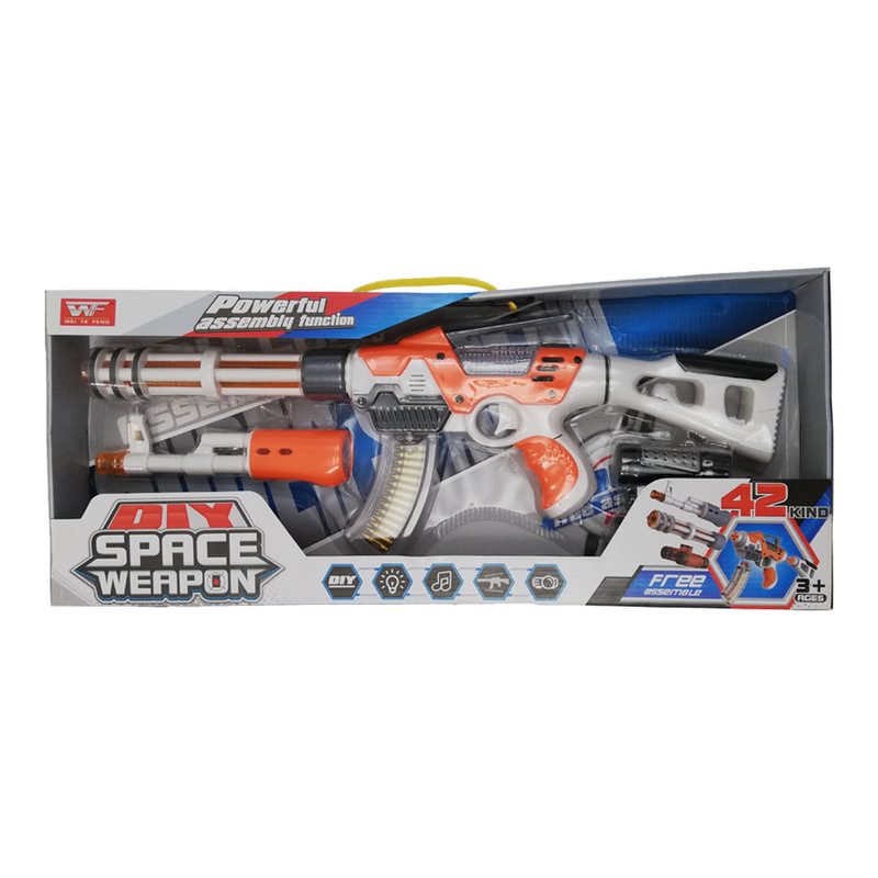 تفنگ بازی مدل DIY SPACE WEAPON 8180
