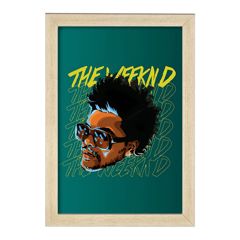 تابلو خندالو مدل ویکند (ِthe weeknd) کد F4643