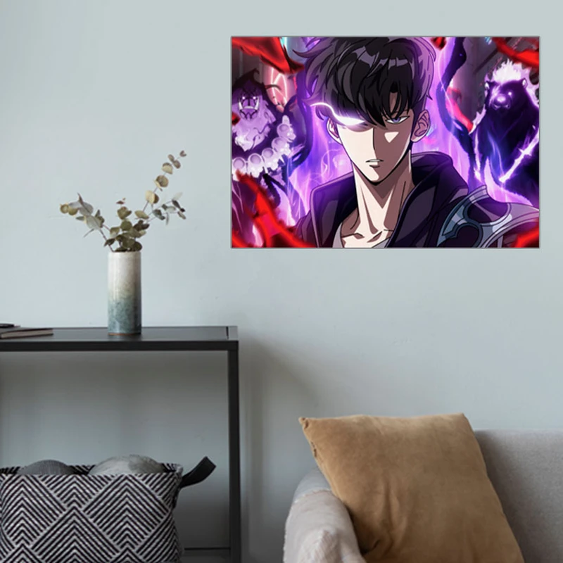 پوستر گوفی مدل سونگ جین وو انیمه سولو لولینگ طرح Sung Jinwoo Solo Leveling Anime کد RD84