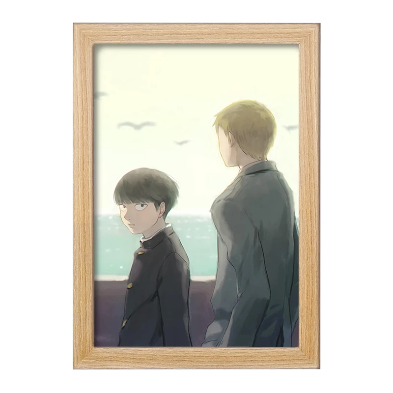 تابلو خندالو مدل اراتاکا و شییکو انیمه موب سایکو Mob Psycho 100 کد 24454