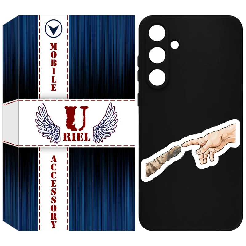 کاور یوریل مدل KSH کد 94 طرح دست گربه مناسب برای گوشی موبایل سامسونگ Galaxy S24 FE