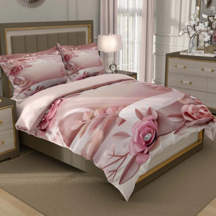 سرویس خواب 2 نفر 6 تکه مدل رز ملایم کد 782