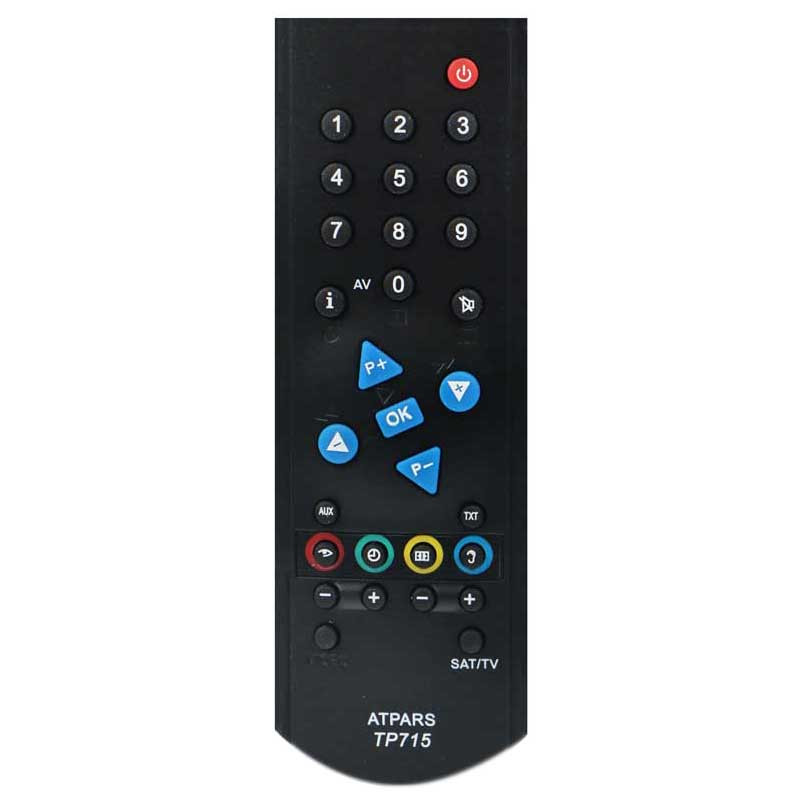 ریموت کنترل تلویزیون پارس مدل TP 715