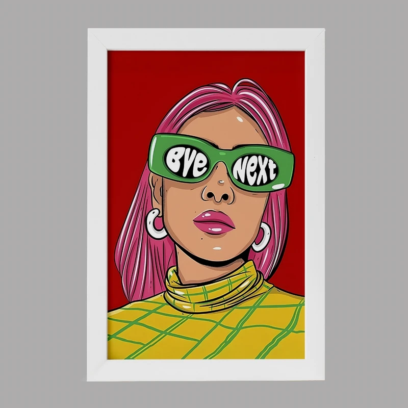 تابلو خندالو مدل Bye Next کد F7459