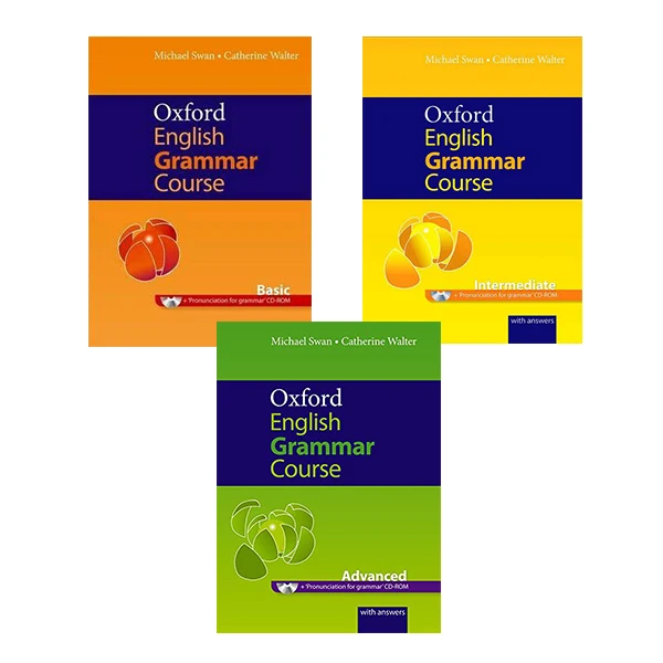 کتاب English Grammar Course اثر Catherine Walter و Michael Swan انتشارات Oxford سه جلدی