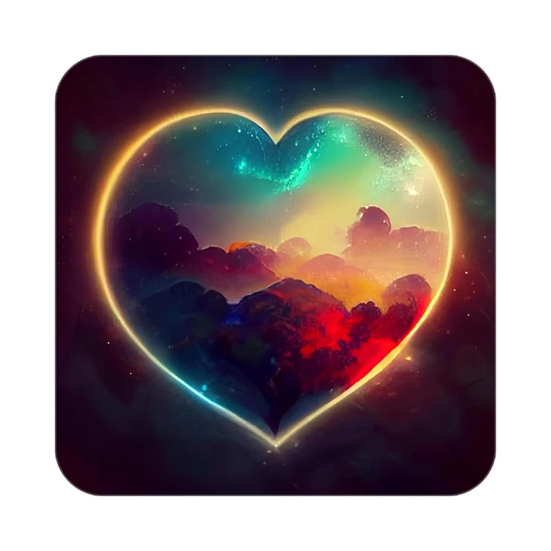 زیر لیوانی کاکتی مدل عاشقانه کد mp12040