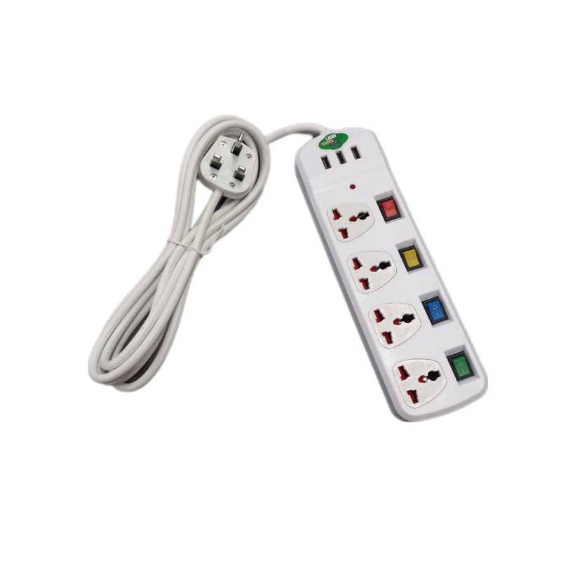 چندراهی برق مدل USB CHARGING 4t3m