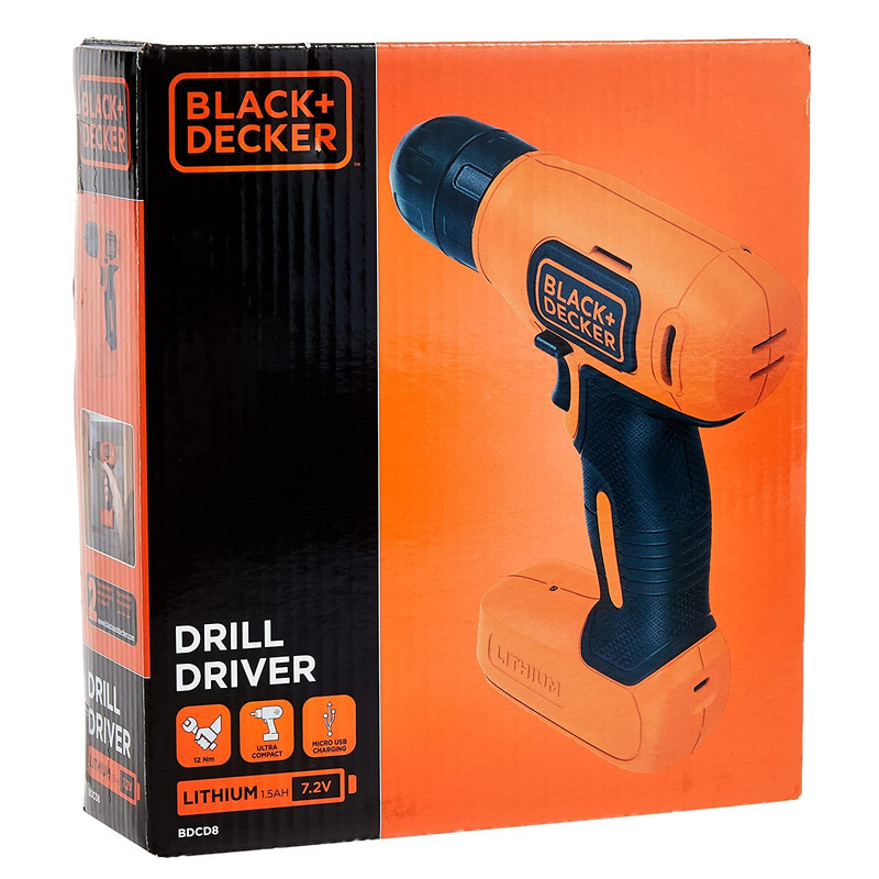 پیچ گوشتی شارزی بلک اند دکر مدل DBCD8