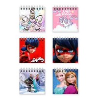 دفترچه یادداشت طرح دخترانه کارتونی کد 77148360 مجموعه 6 عددی