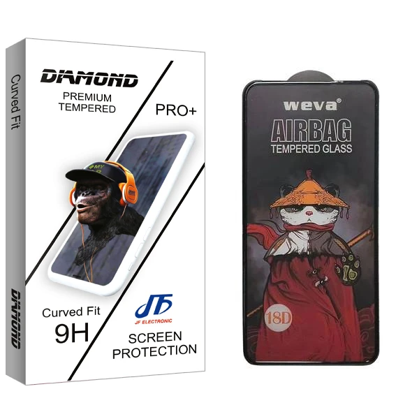 محافظ صفحه نمایش جی اف مدل Diamond Air Bag مناسب برای گوشی موبایل سامسونگ Galaxy S10 Lite