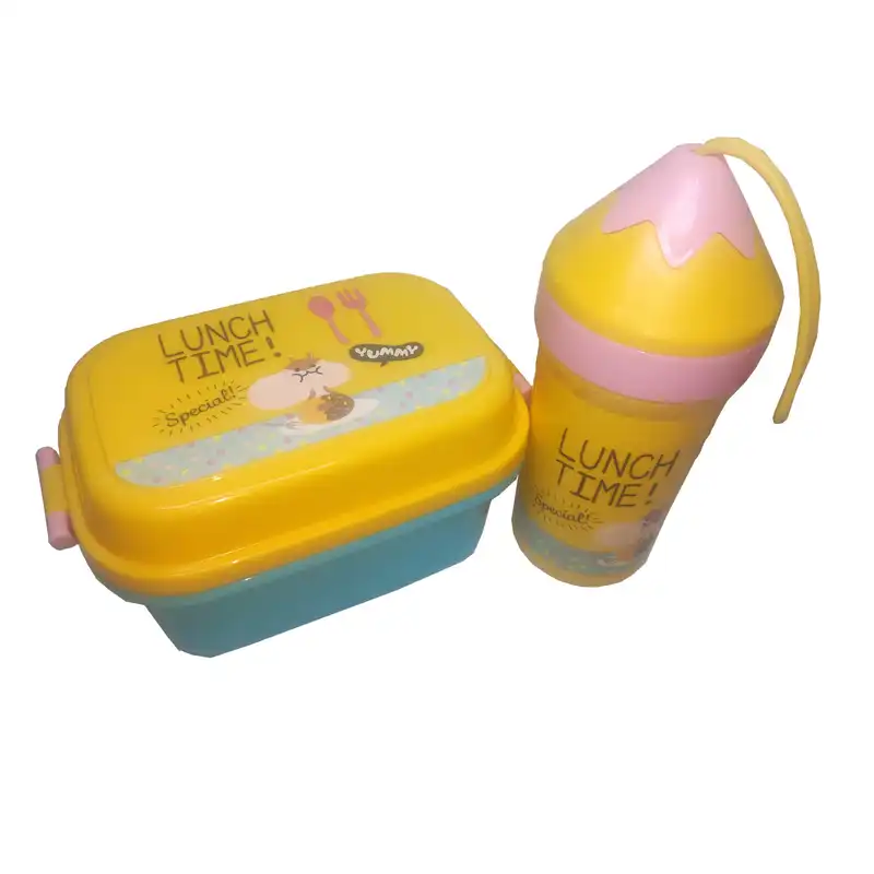 ظرف غذای کودک کد 002 به همراه قمقمه