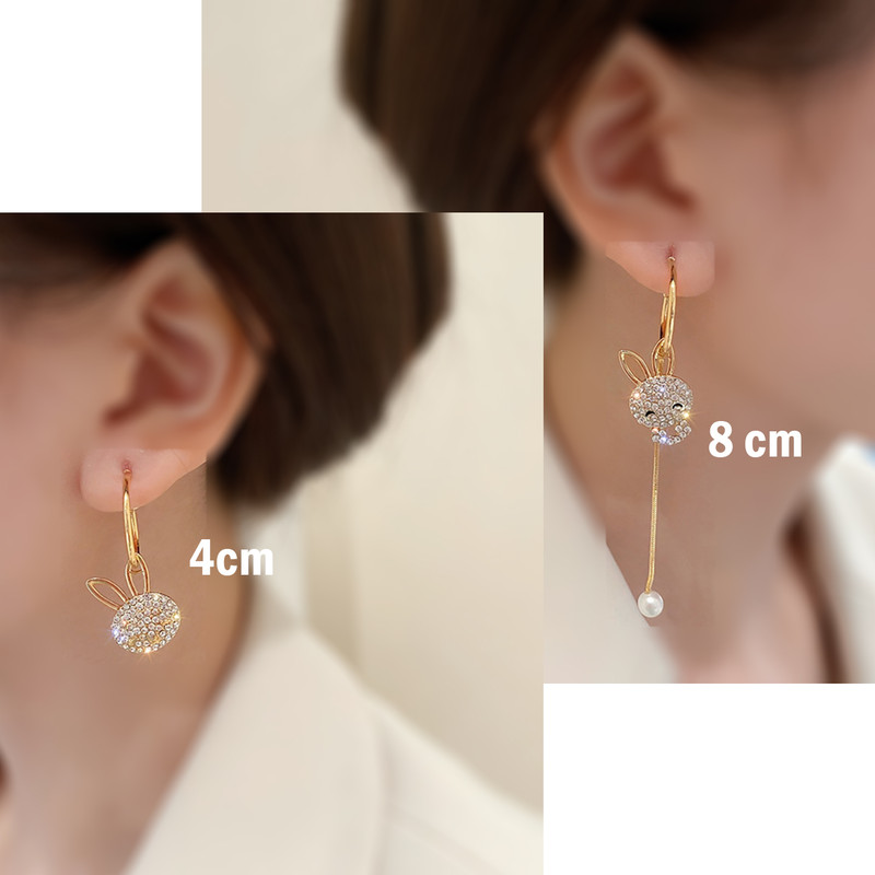 گوشواره زنانه مدل خرگوش کد 00711