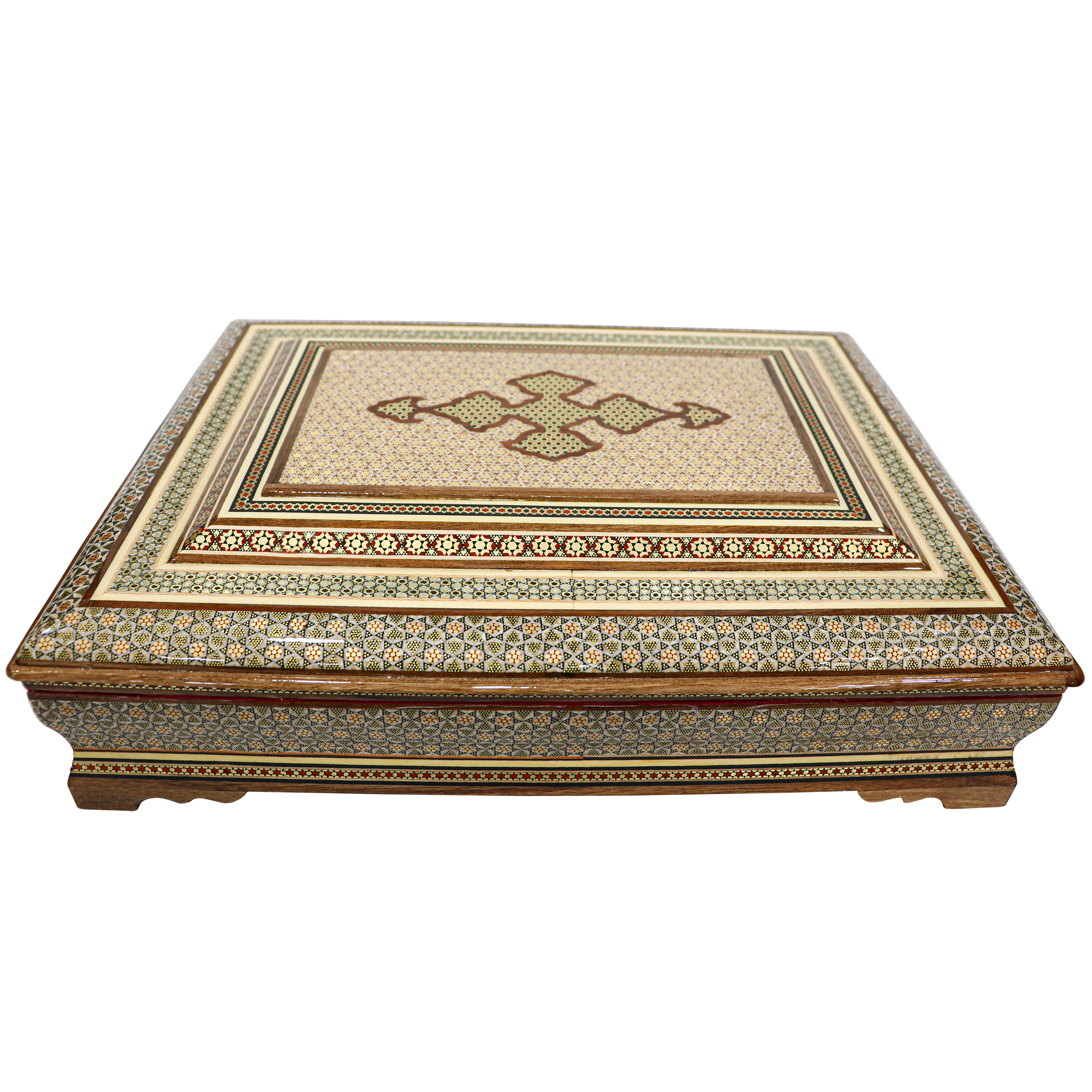 جعبه قرآن خاتم کاری مدل پرسیم اعلی کد 30p40