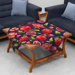  رومیزی بارمان دکور طرح انار گلی مدل یلدایی کد 6