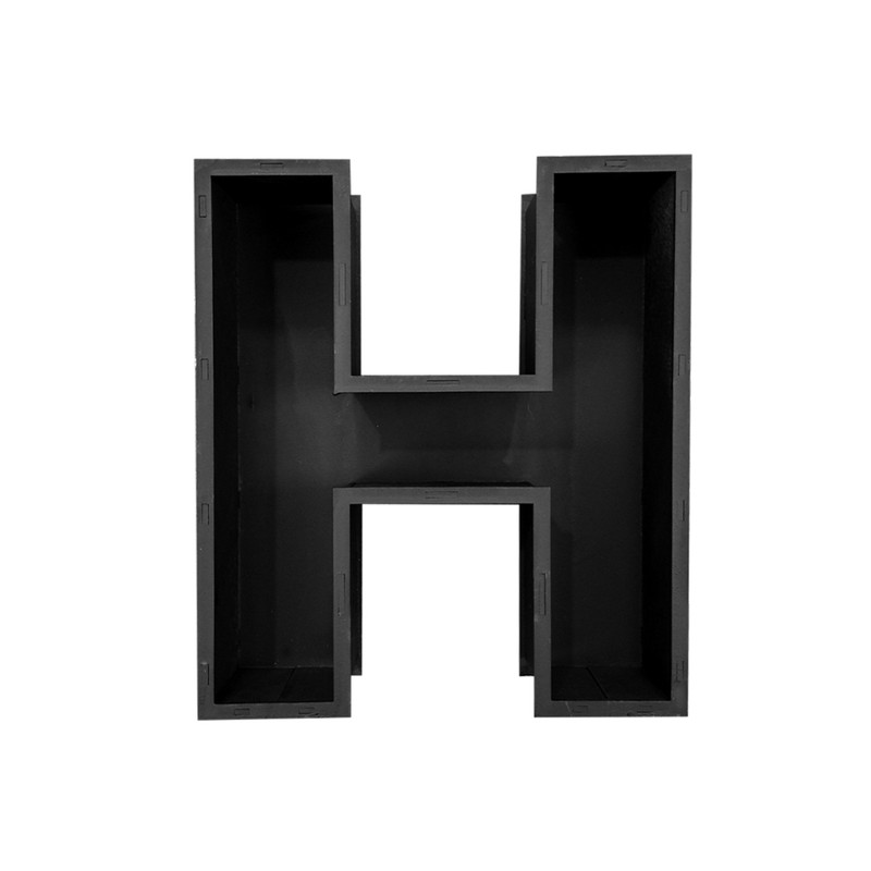 باکس گل مدل حرف H باکس گل مدل حرف H
