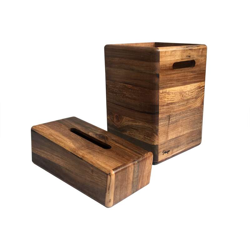 ست سطل و جای دستمال شیجا وند مدل مینیمال ست سطل و جای دستمال شیجا وند مدل مینیمال