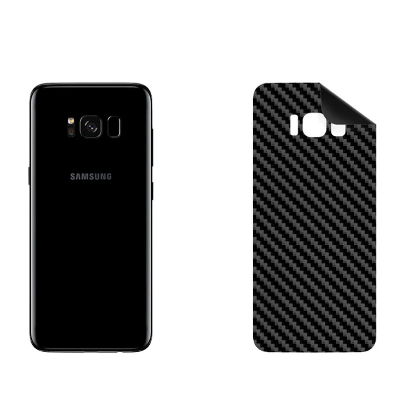 برچسب پوششی بستور مدل BT-Fiber طرح فیبر کربن مناسب برای گوشی موبایل سامسونگ Galaxy S8