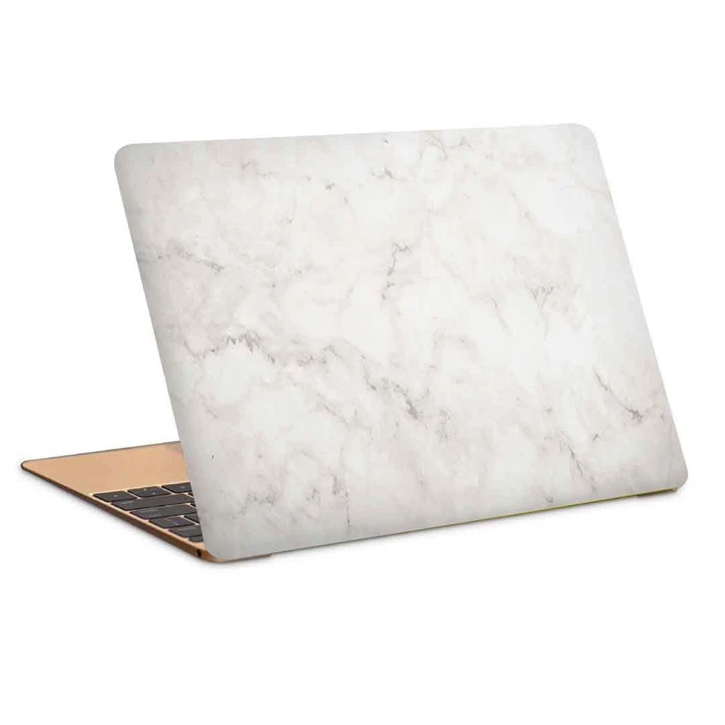 استیکر لپ تاپ مدل white texture of marble کد c-986 مناسب برای لپ تاپ 15.6 اینچ