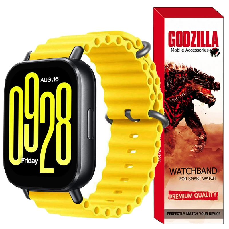 بند گودزیلا مدل Ocean مناسب برای ساعت هوشمند شیائومی Redmi Watch 5 Active 22MM