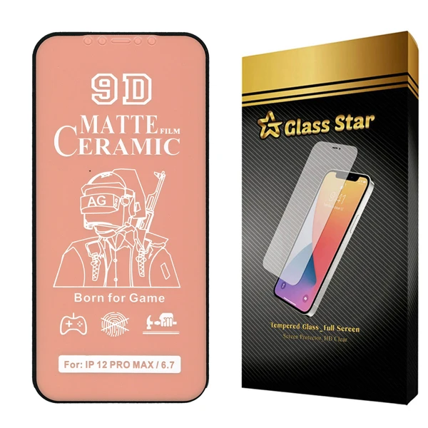  محافظ صفحه نمایش سرامیکی مات گلس استار مدل CAGA مناسب برای گوشی موبایل اپل iPhone 12 Pro Max