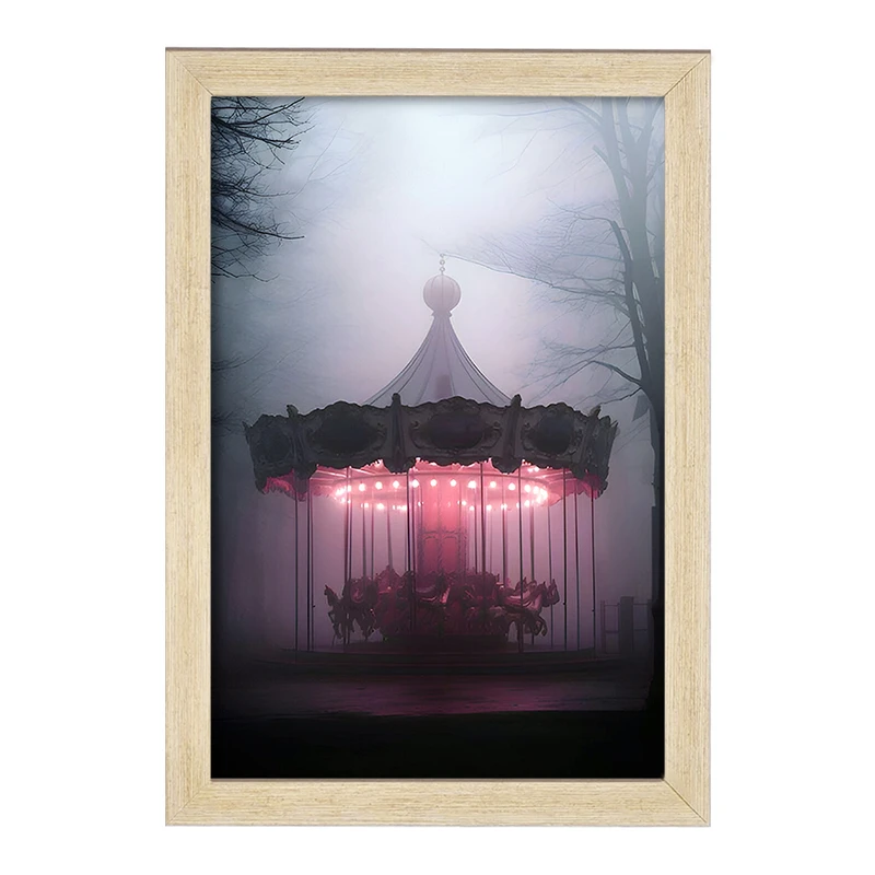 تابلو خندالو مدل شهربازی مرموز کد F8904