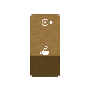 MAHOOT Minimal Cup of Coffee Icon Cover Sticker for Samsung Galaxy A7 2016