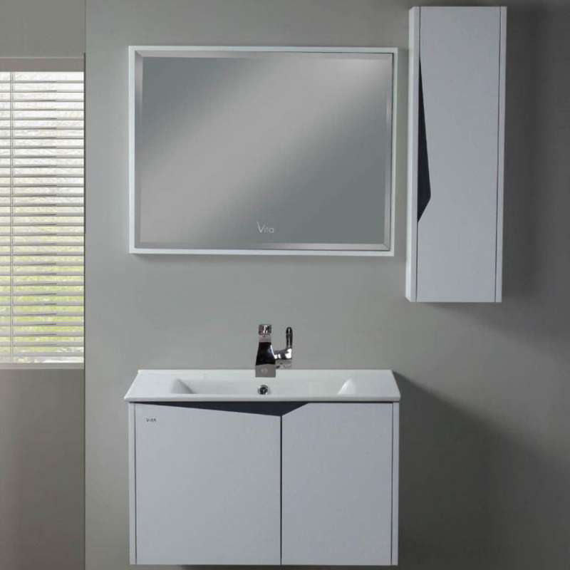 ست کابینت و روشویی مدل رزتی به همراه آینه و باکس