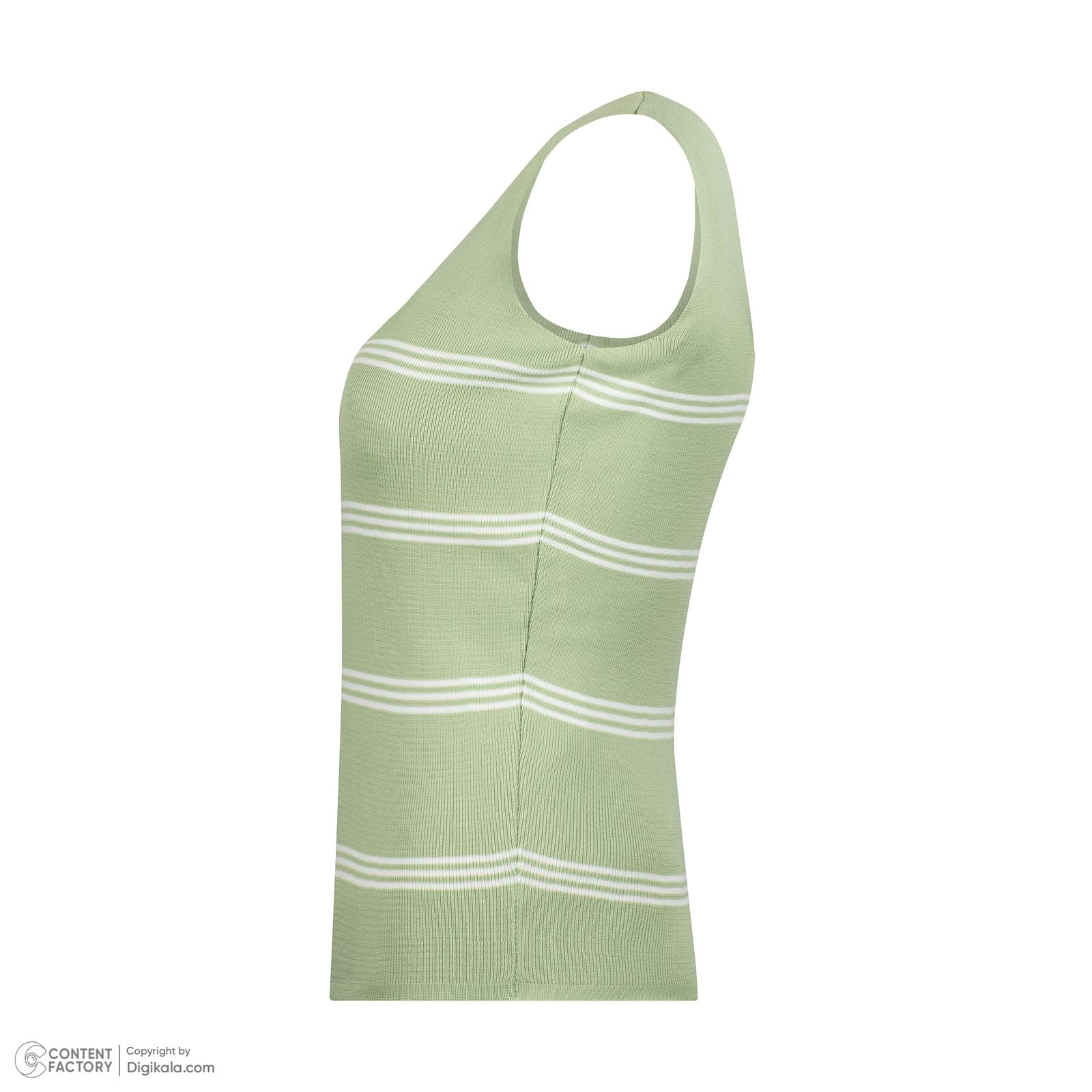 تاپ بافت زنانه نیزل مدل 208 رنگ سبز -  - 2