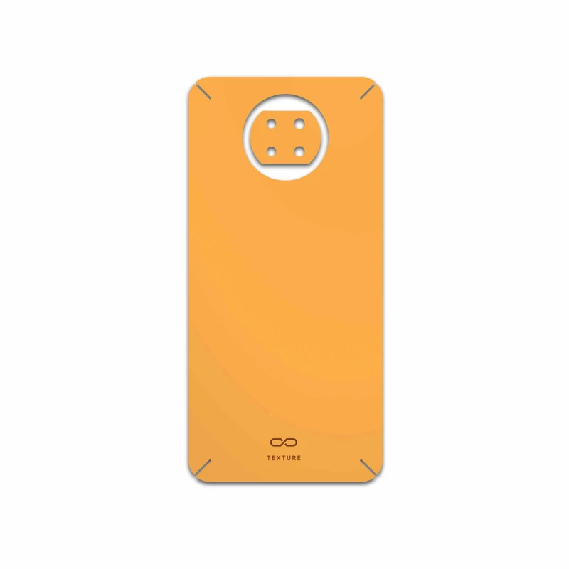 برچسب پوششی ماهوت مدل Matte-Orange مناسب برای گوشی موبایل شیائومی Redmi Note 9T