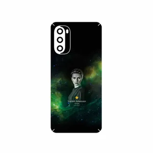 MAHOOT Scarlett Johansson Cover Sticker for Motorola Moto G52