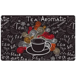 پادری مدل سه لایه طرح فنجان قهوه کد 1638 سایز 75x45 سانتی متر