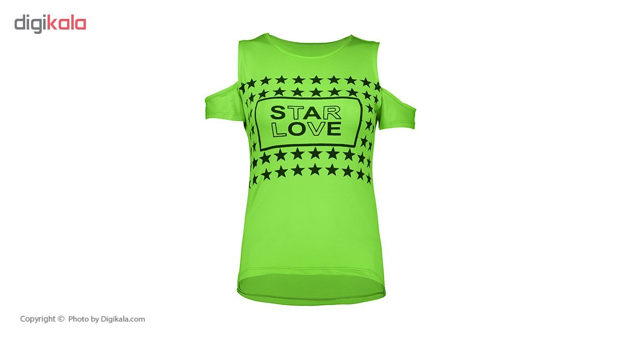 ست تی شرت و شلوار ورزشی زنانه مدل Star-ِD-BR - - 81