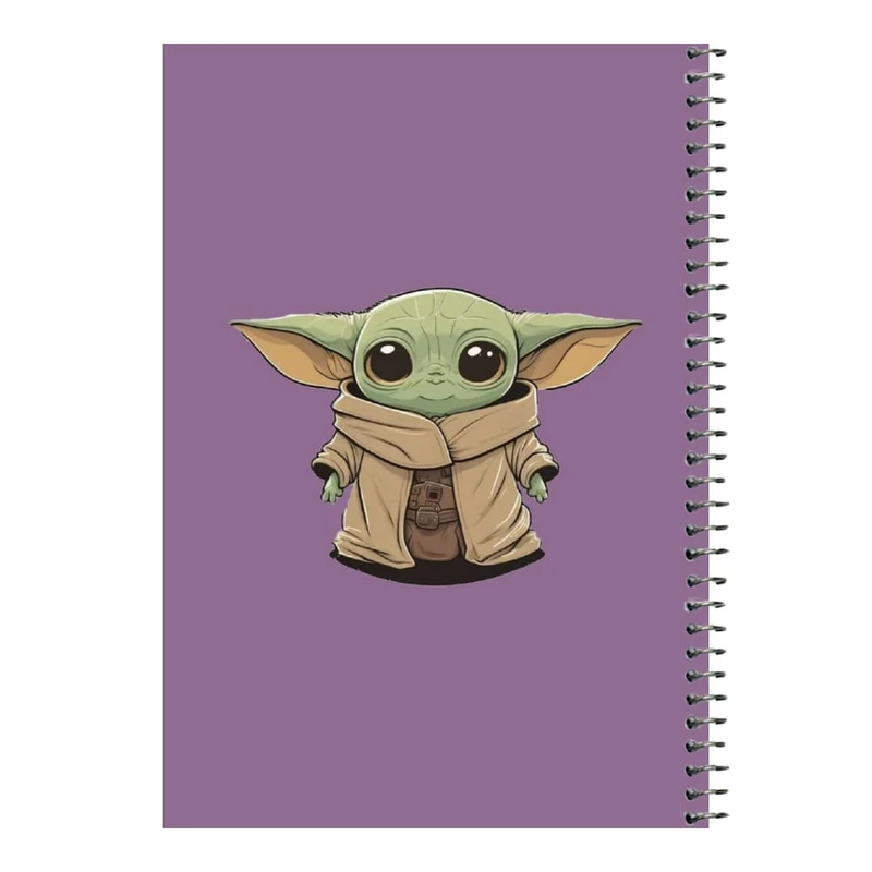 دفتر مشق 80 برگ اس جی مدل بیبی یودا