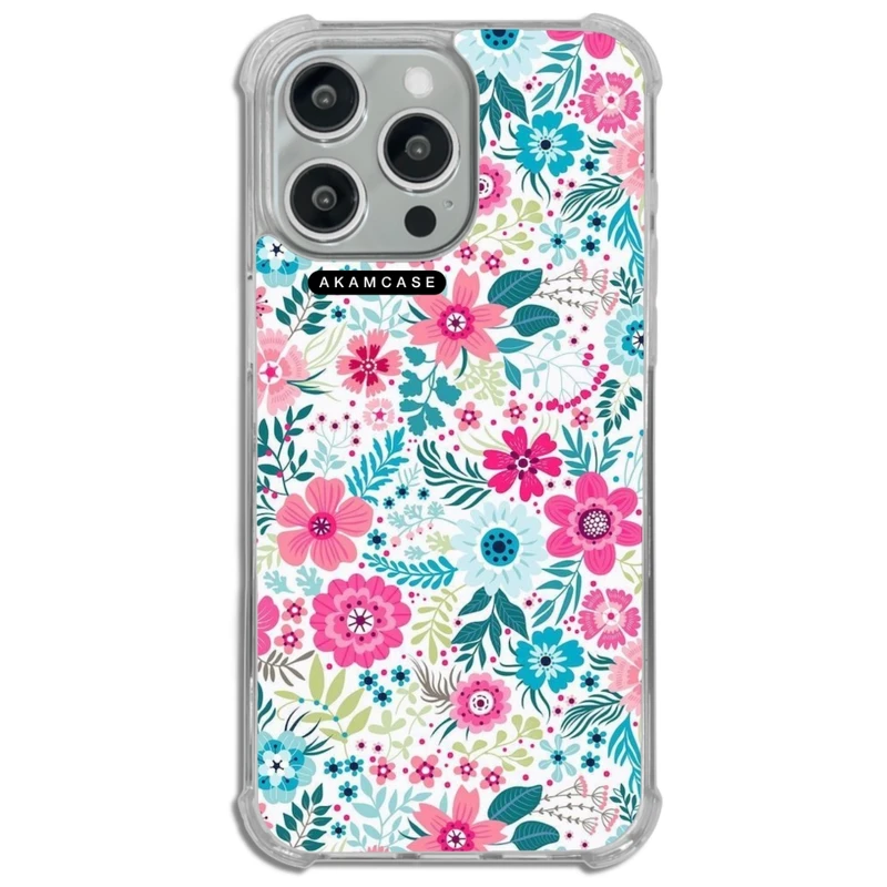 کاور آکام مدل AMCWTA15PROMAX-FLOWERS2 مناسب برای گوشی موبایل اپل iPhone 15 Pro Max