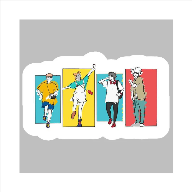 استیکر لپ تاپ و موبایل گوفی طرح انیمه جوجوتسو کایسن