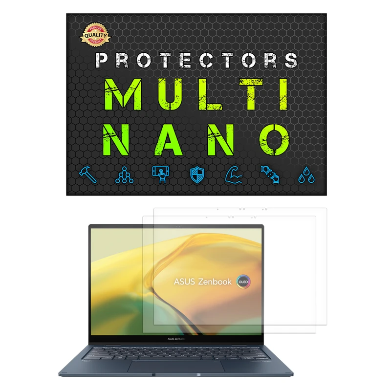 محافظ صفحه نمایش آنتی رفلکس مولتی نانو مدل X-S2M مناسب برای لپ تاپ ایسوس ZenBook 14 Flip OLED UP3404 14 Inch 2023 بسته دو عددی