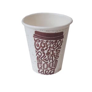 لیوان یکبار مصرف کاغذی مدل شات قهوه 90cc بسته 50 عددی