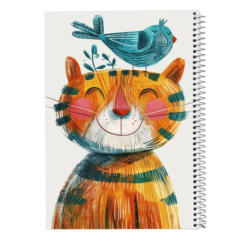 دفتر ژورنال نویسی 50 برگ مدوپد مدل نقطه ای طرح موجودات فانتزی کد DF16850