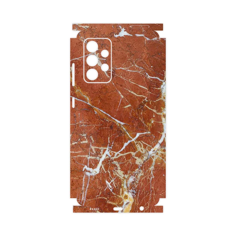 برچسب پوششی ماهوت مدل Red Marble-FullSkin مناسب برای گوشی موبایل سامسونگ Galaxy A52s 5G