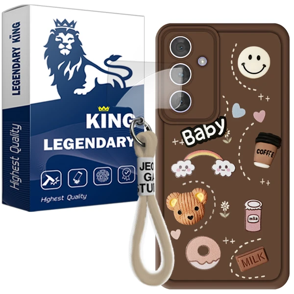 کاور لجندری کینگ مدل B2-Baby-21 مناسب برای گوشی موبایل سامسونگ Galaxy A55 5G به همراه بندآویز