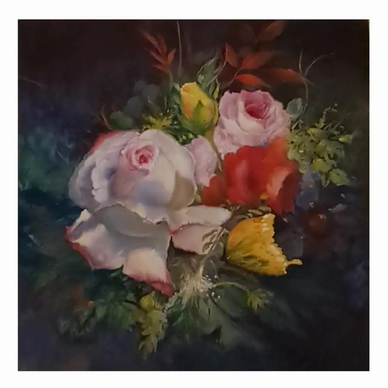 تابلو نقاشی طرح گل