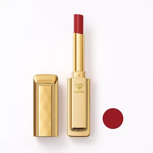 رژ لب جامد براق سالوته پرو مدل اسلیم رنگ مرجانی شماره S950