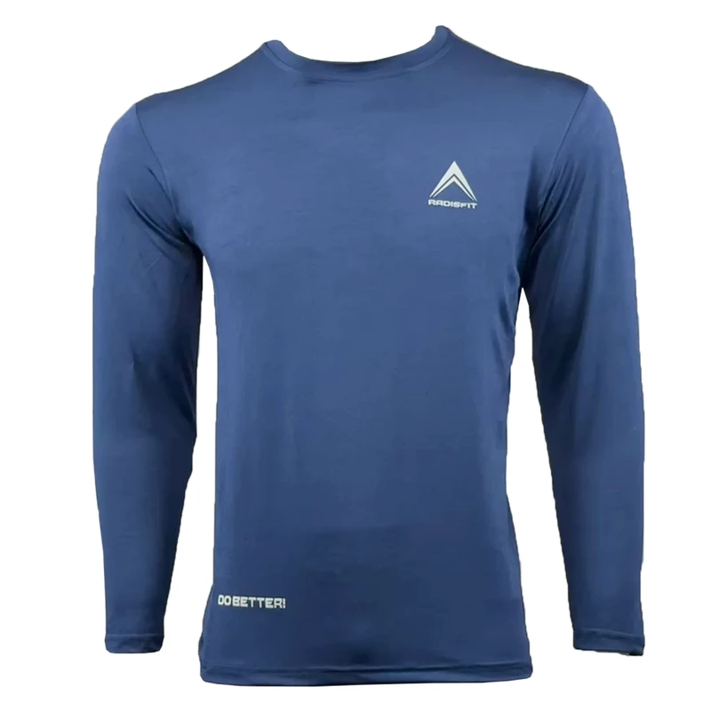 تی‌شرت ورزشی آستین بلند مردانه رادیس فیت مدل Hero-2000