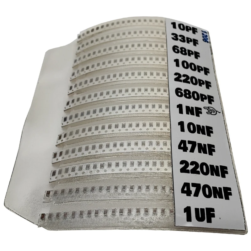 پک خازن SMD مصیعلا مدل 1206 بسته 300 عددی