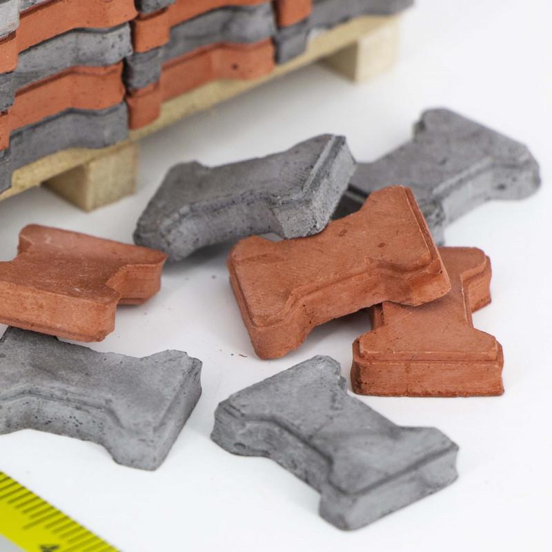 ساختنی 80 تکه مدل آجر مینیاتوری کد 107-505